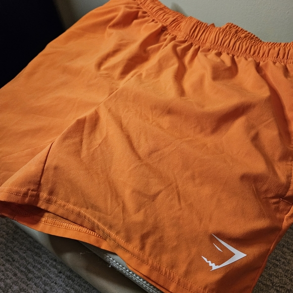 Gymshark Womens Orange Shorts - Picture 3 of 3